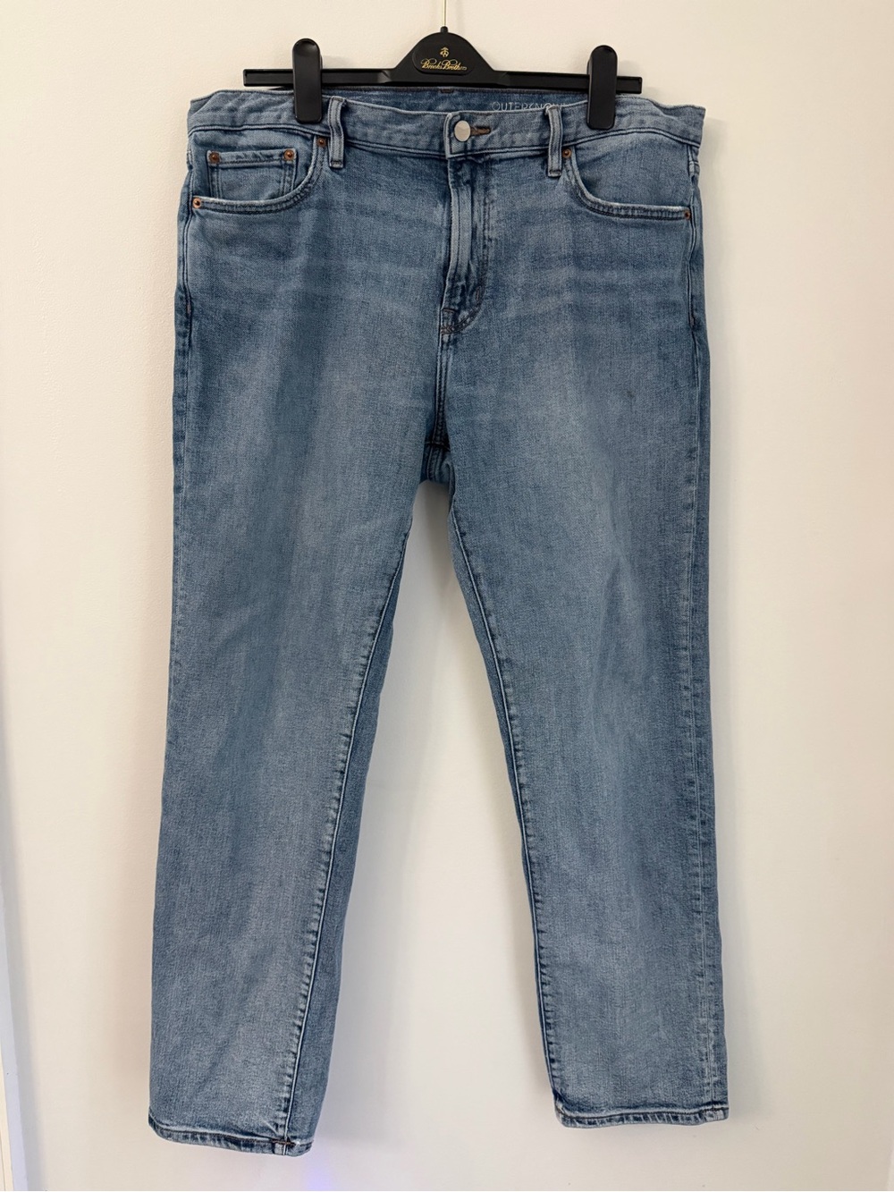 Outerknown Sea Jeans Local Straight Fit Denim Size 37x 29.5  Blue Organic Cotton